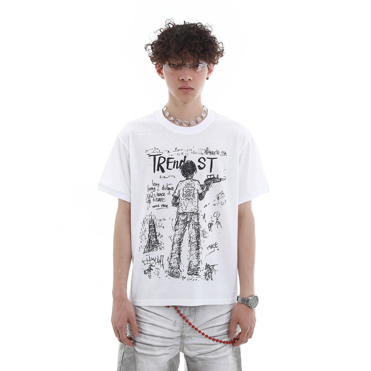 Print Breathable Short Sleeve T-Shirt WN15741