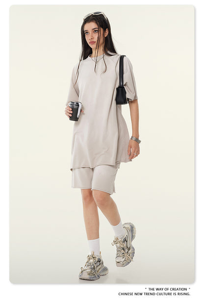 Washed Oversize Raglan-sleeve T-shirt WN6430