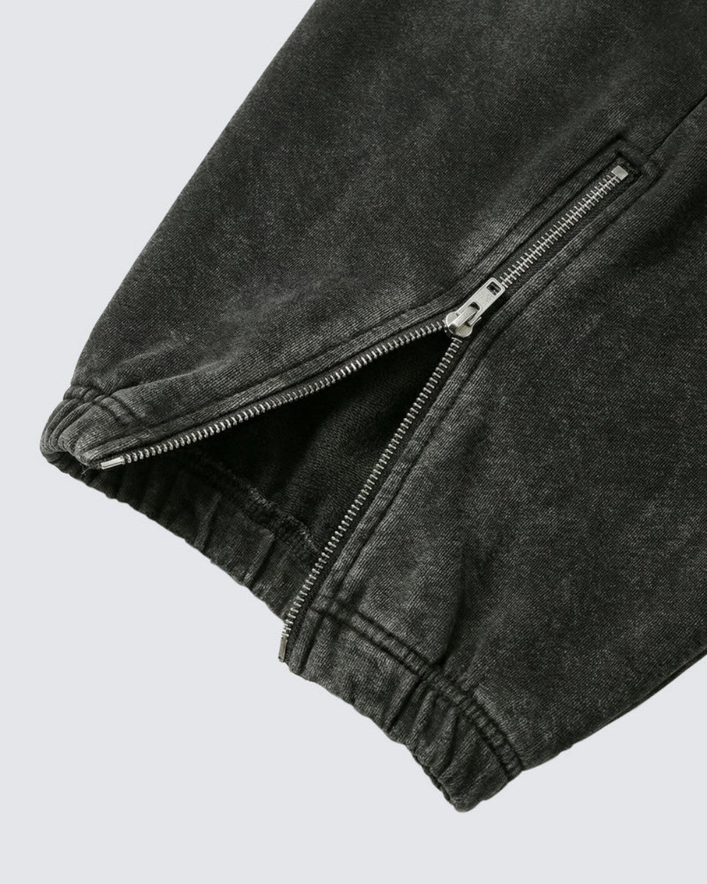 Washed Cargo Pocket Wide Leg Denim Jeans WN28019