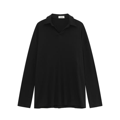 Skipper Rib Long Sleeve Polo Shirt WN24975