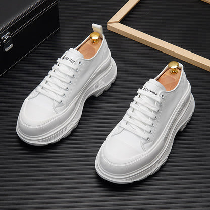 Lace Up Platform Thick Sole Sneakers WN24597
