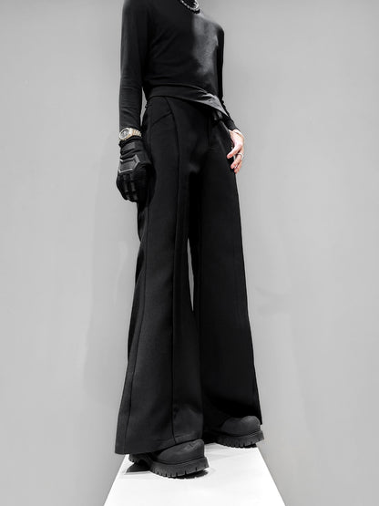 Deconstruction Pleats Flare Trousers WN23893