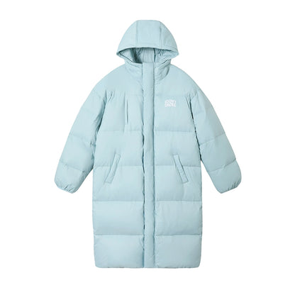 White Duck Down Mid-Length Puffer Jacket WN10151