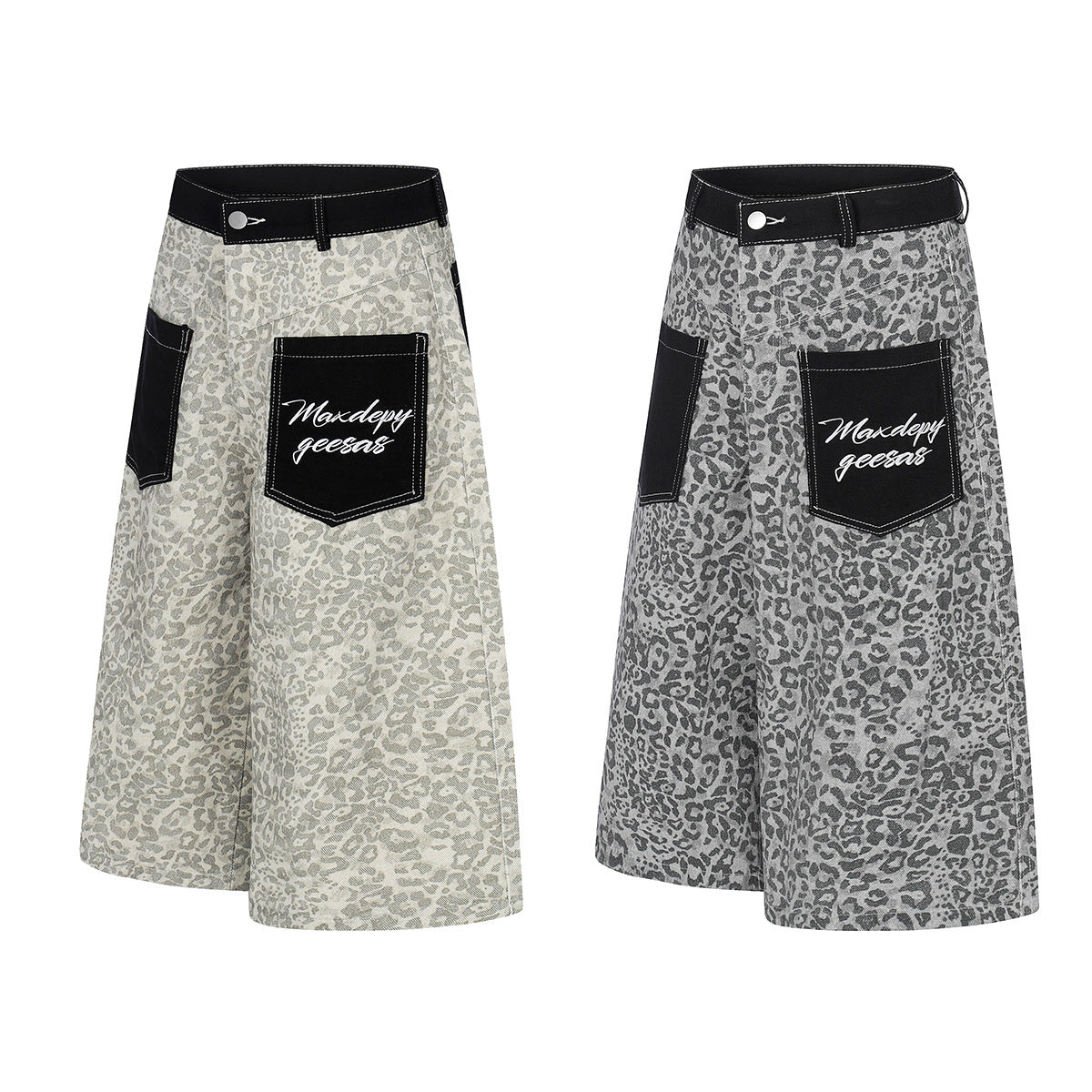 Leopard Pocket Half Pants WN25794
