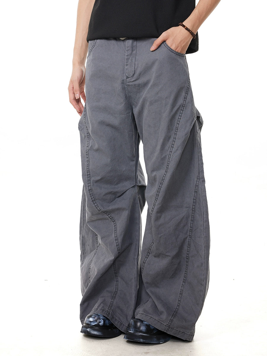 Chunky Sole Leather Derby Shoes WN20796