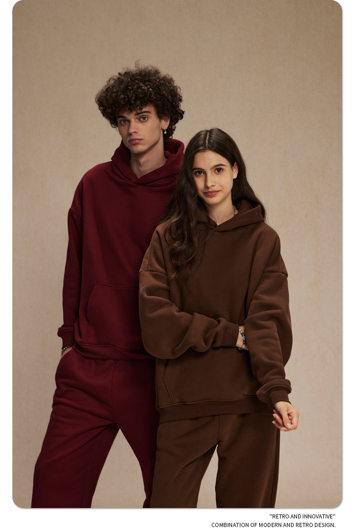 Oversize Plain Hoodie WN9968