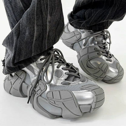 Chunky Sole Mesh Design Large Toe Shoes WN19184