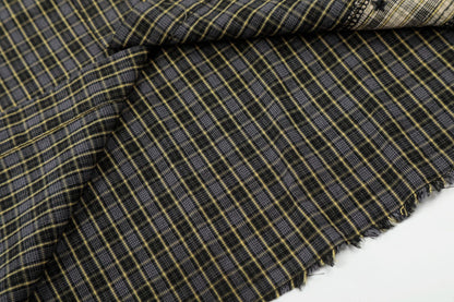 Plaid Cut Gradient Washed Short Sleeve Shirt WN25678