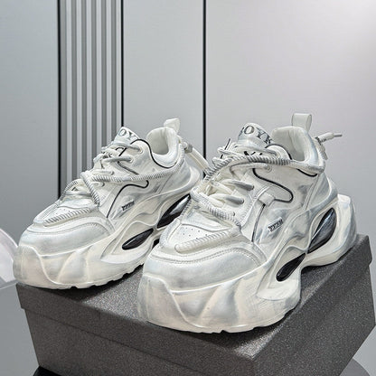 Washed Air Sole Chunky Sole Sneakers WN24626