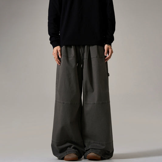 Wide Leg Cotton Pants WN8990