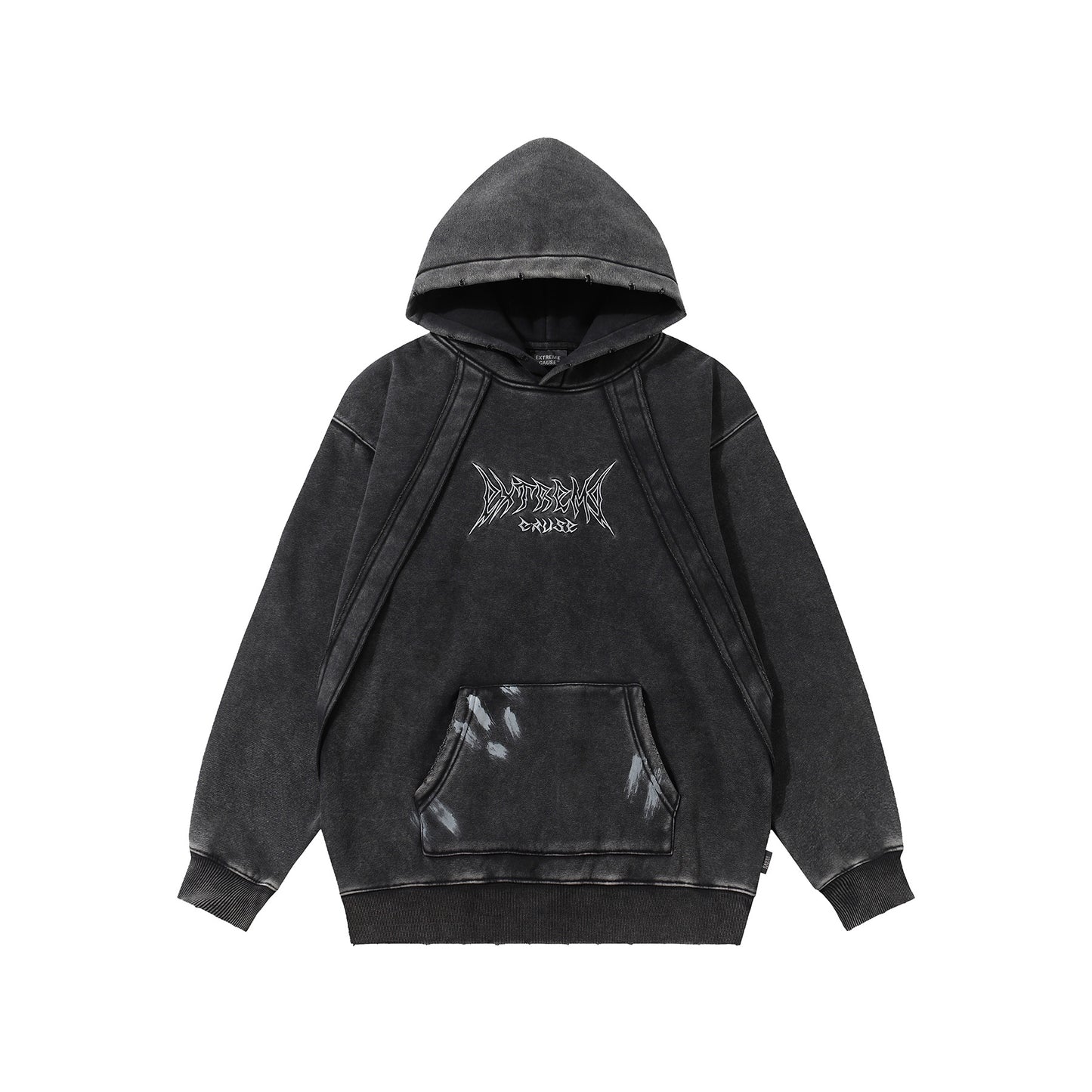 Heavyweight Washed Fleece Lining Pullover Hoodie WN25682