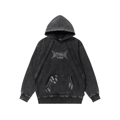 Heavyweight Washed Fleece Lining Pullover Hoodie WN25682
