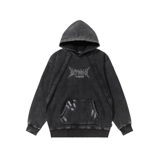 Heavyweight Washed Fleece Lining Pullover Hoodie WN25682