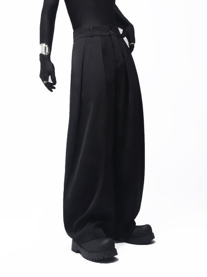 Rhinestone Shoulder-Pad Short Tailored Jacket & Rhinestone Flare Trousers Setup WN23709