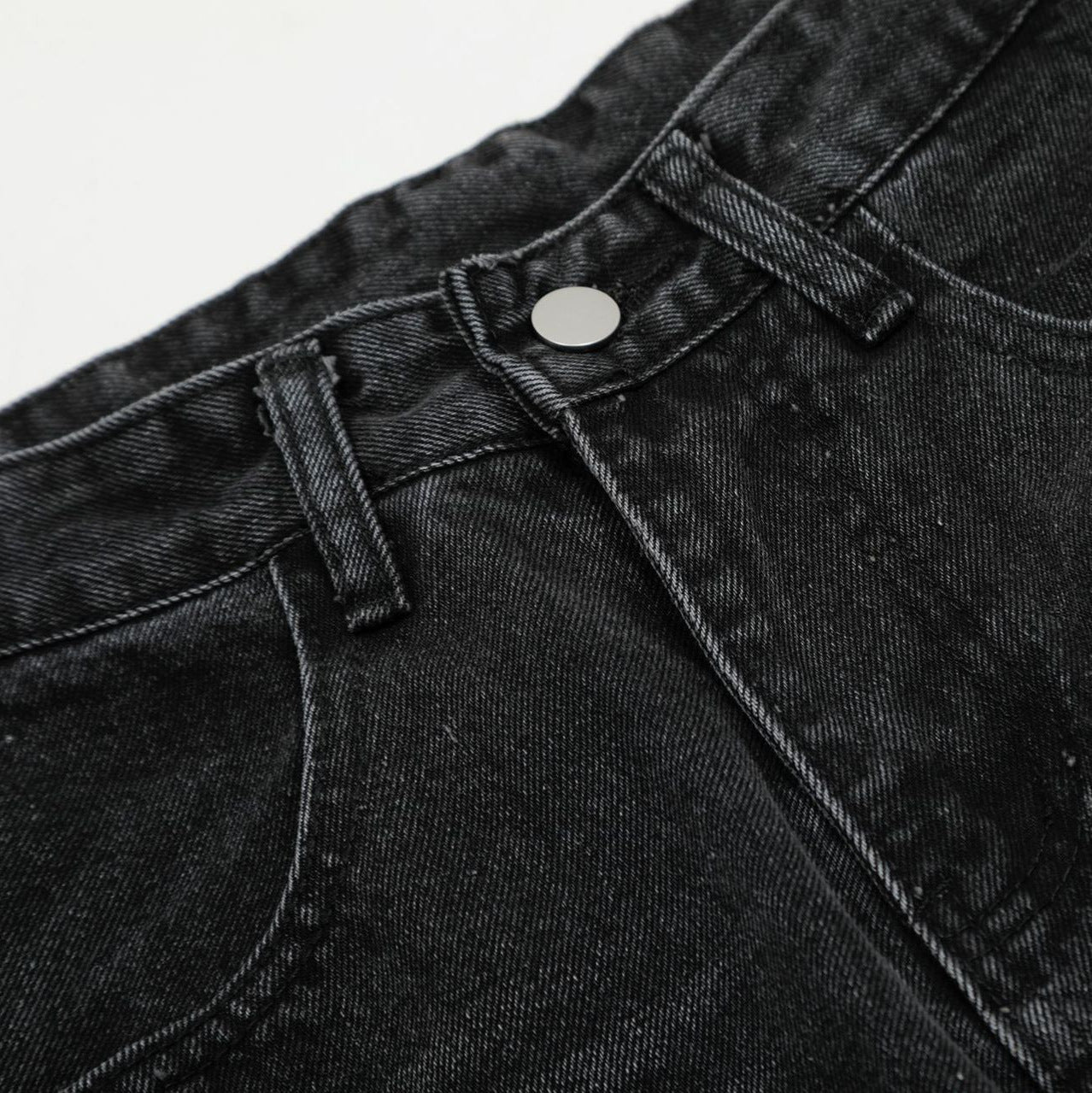 Washed Panel Denim Jeans WN13093