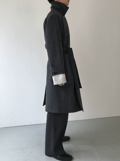 Stand Neck Oversize Coat WN21497