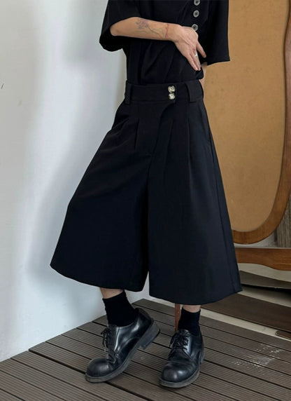 Wide Leg Half Pants WN19985