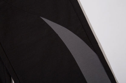 Panel Drawstring Straight Sporty Pants WN25767