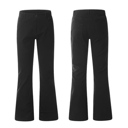 High-Rise Slim Flare Stretch Trousers WN25835