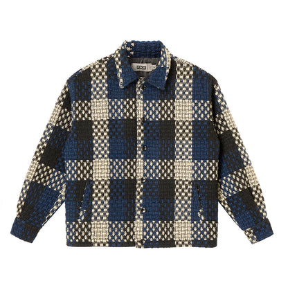 Plaid Tweed Oversize Jacket WN12208