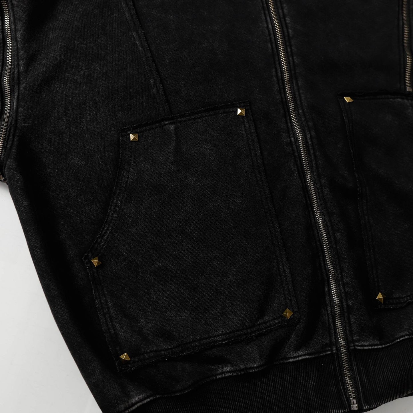 Washed Zipper Hoodie WN12941