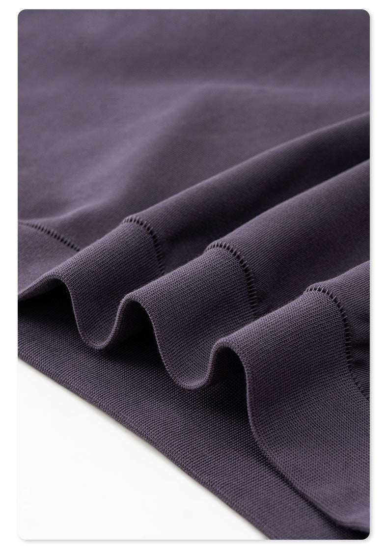 Oversize Heavyweight Basic Round Neck Sweatshirt WN9929