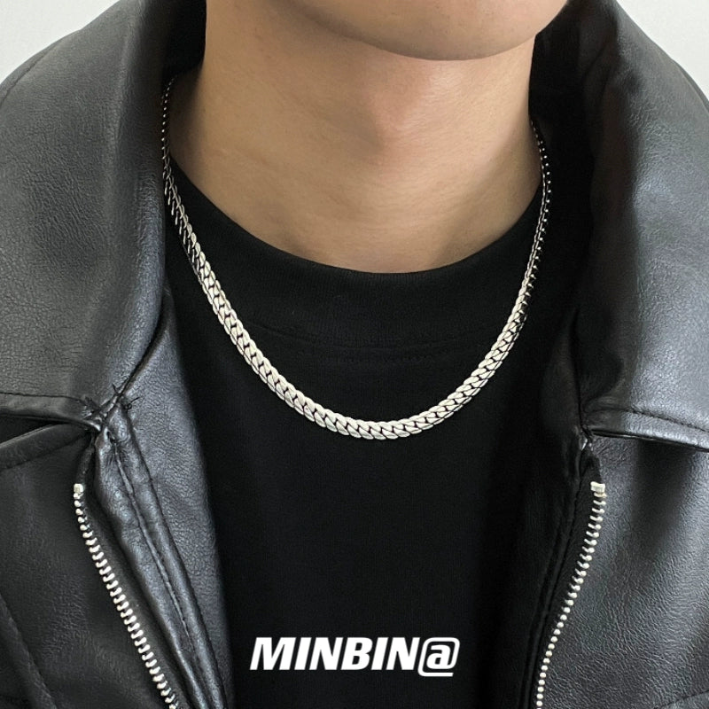 Cuban Chain Titanium Steel Necklace WN19248