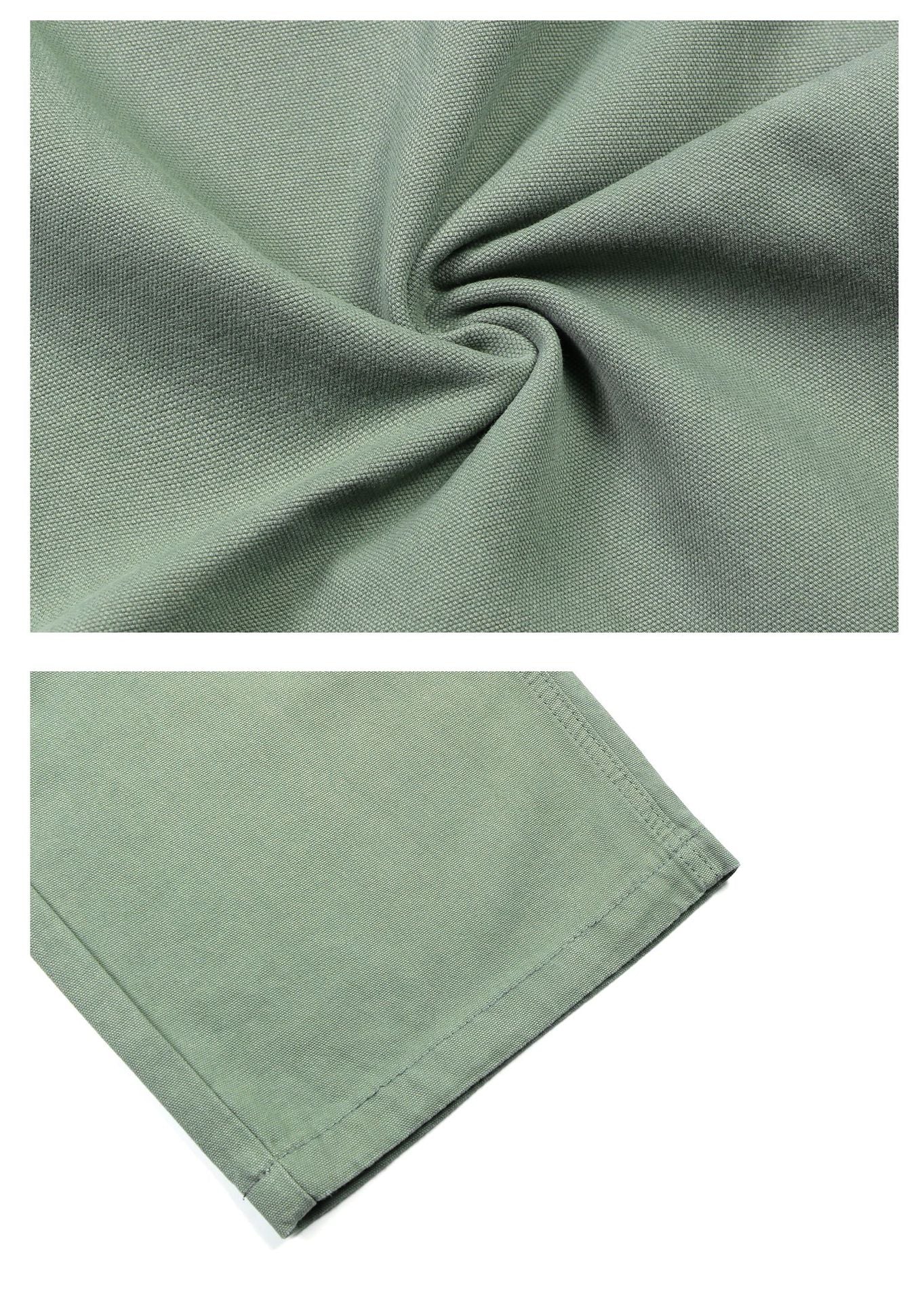 Washed Straight Wide Leg Work Pants WN26378