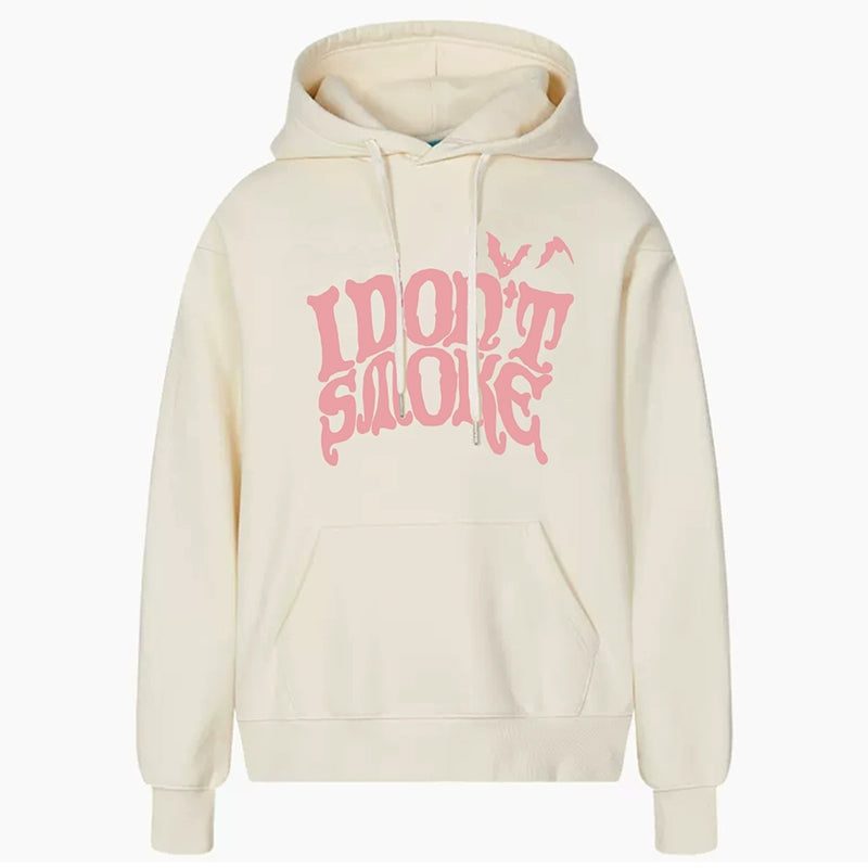 Logo Print Castle Design Pullover Hoodie WN10085