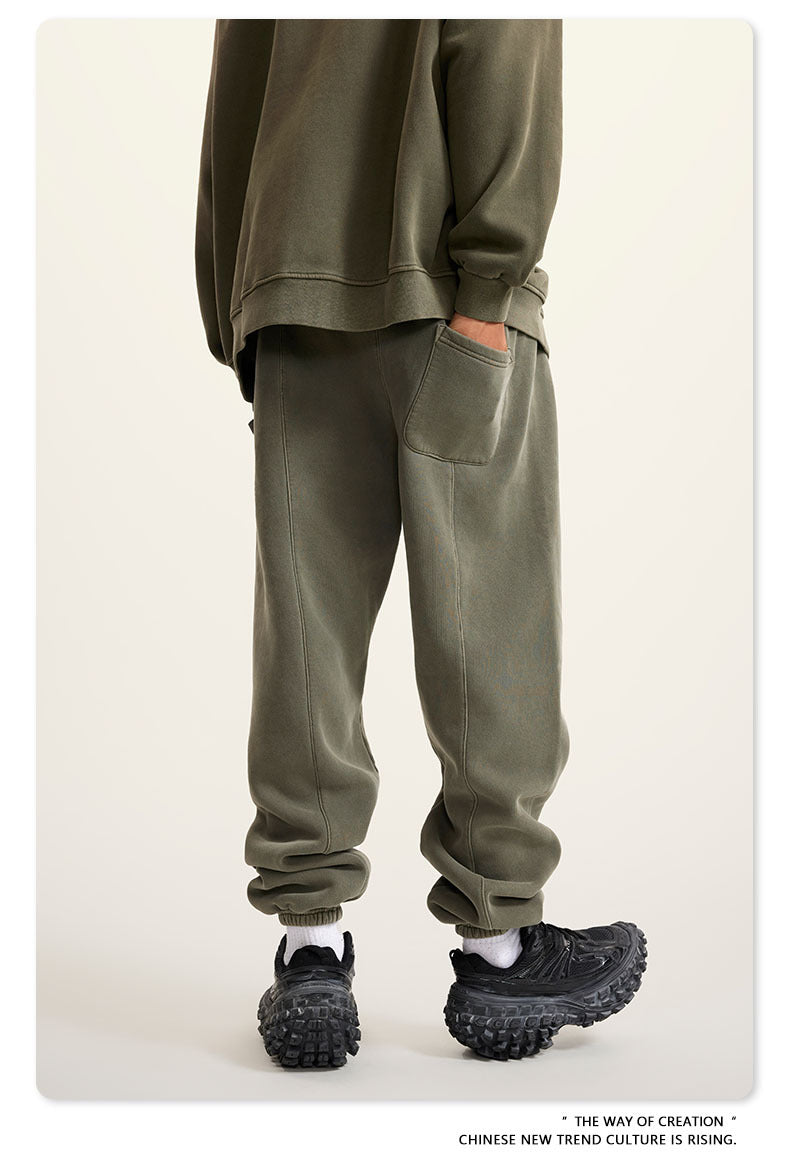 Wide-leg Washed Sweatpants WN6462