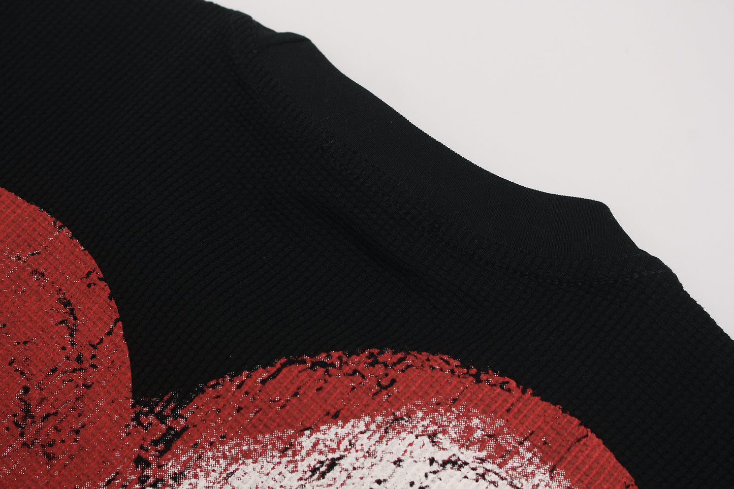 Waffle Graffiti Oversize Short Sleeve T-Shirt WN26061