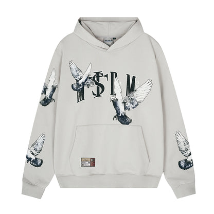 Print Pullover Hoodie WN12008