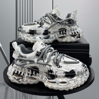 Chunky Platform Lace-Up Sneakers WN24810
