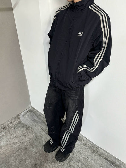 Stand Neck Reversible Zipper Jacket WN21173