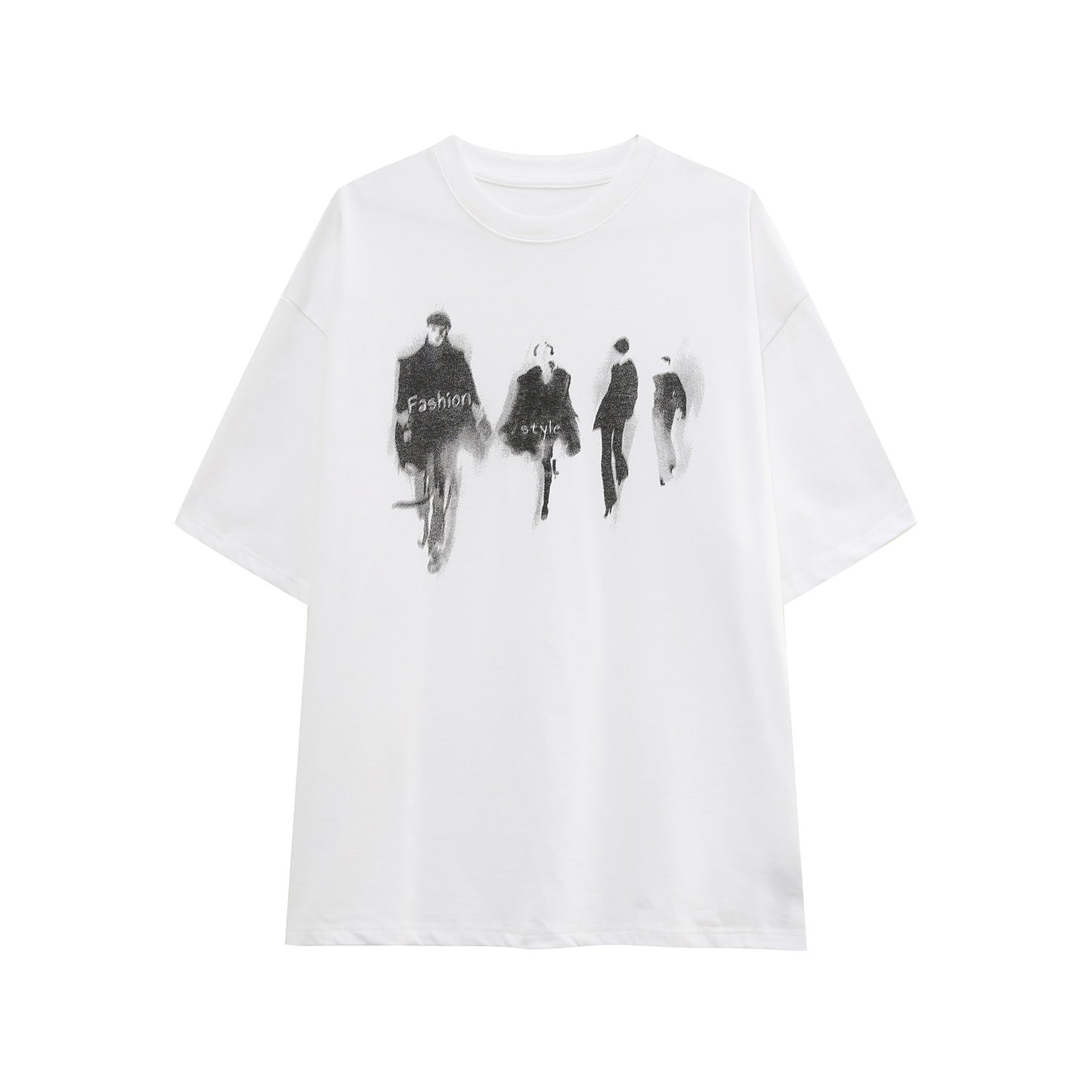 Graphic Print Short Sleeve T-Shirt WN24908