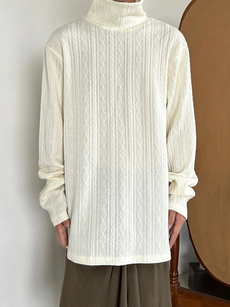 High-Neck Knit Sweater WN19963