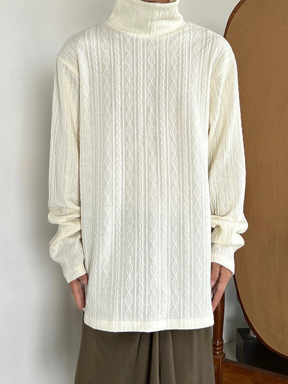 High-Neck Knit Sweater WN19963