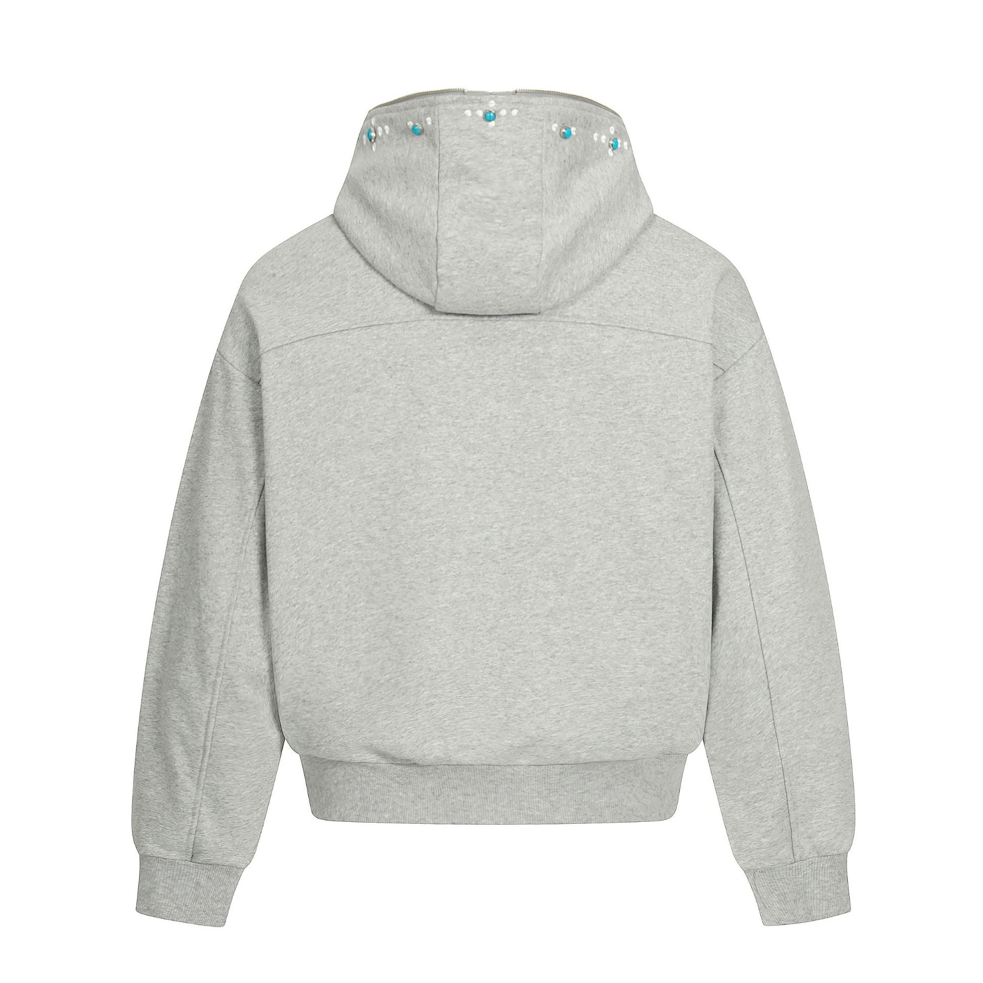 Turquoise Stone Zipper Hoodie WN25932 – WONDER NOAH