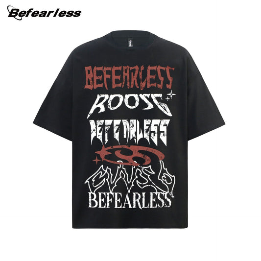 Washed Letter Print Oversize Short Sleeve T-Shirt WN26401