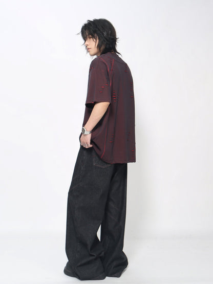 Oversize Damage Short Sleeve T-Shirt WN24429