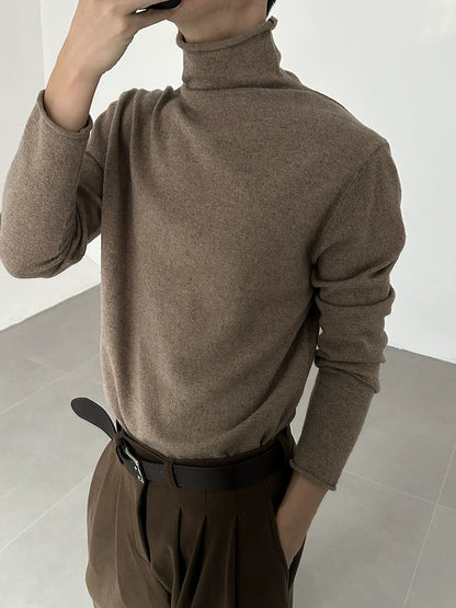 High-Neck Knit Sweater WN21513