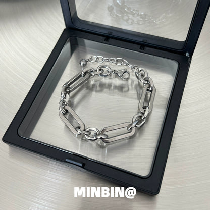 Cuban Chain Splicing Bracelet WN19214