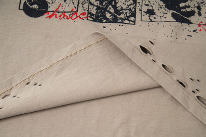 Fake Layered Camo Damage Print Long Sleeve T-Shirt WN25740