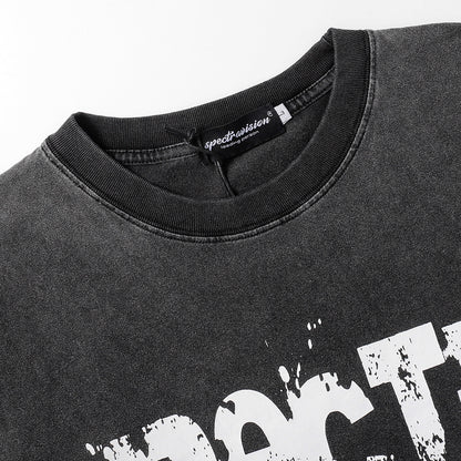 Washed Mask Art Print Short Sleeve T-Shirt WN25441