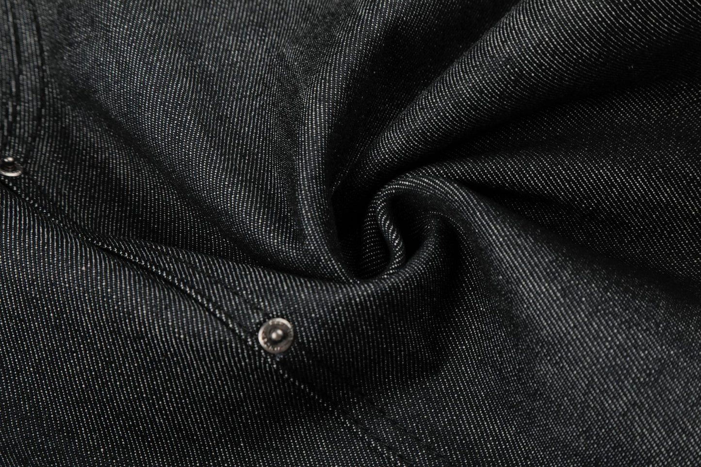 Raw Denim Rivet Wide Leg Half Pants WN26059