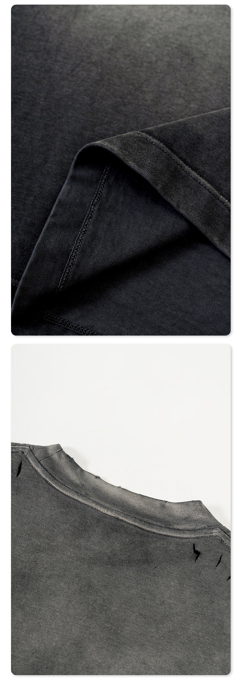 Washed Gradient Oversize Short Sleeve T-Shirt WN6070