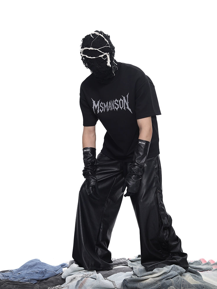 Graphic Letter Short Sleeve T-Shirt WN18698