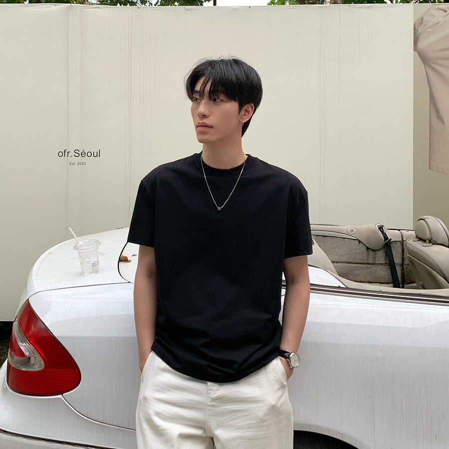 Plain Short Sleeve T-Shirt WN24994
