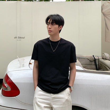 Plain Short Sleeve T-Shirt WN24994