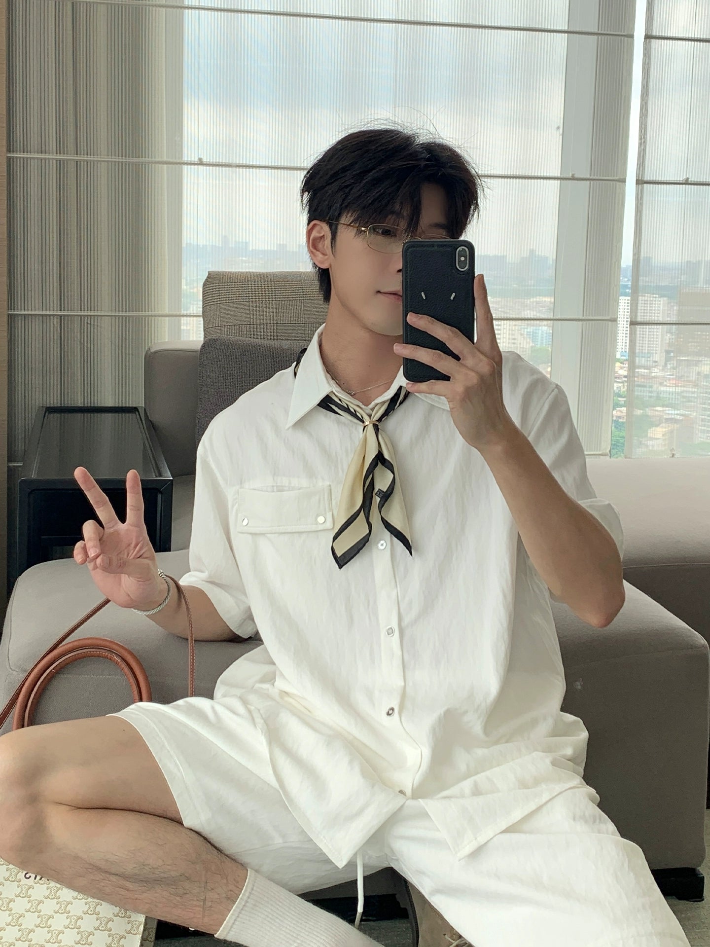 Short Sleeve Shirt & Half Pants Setup WN20445